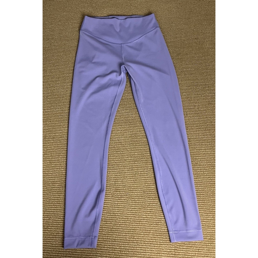 lululemon Womens 6 Wunder Under SmoothCover Ankle Leggings Purple High Rise